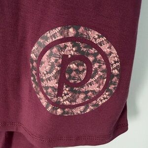 Pure Barre by Tavi, Plum Tank Top with Open Back, Size Small